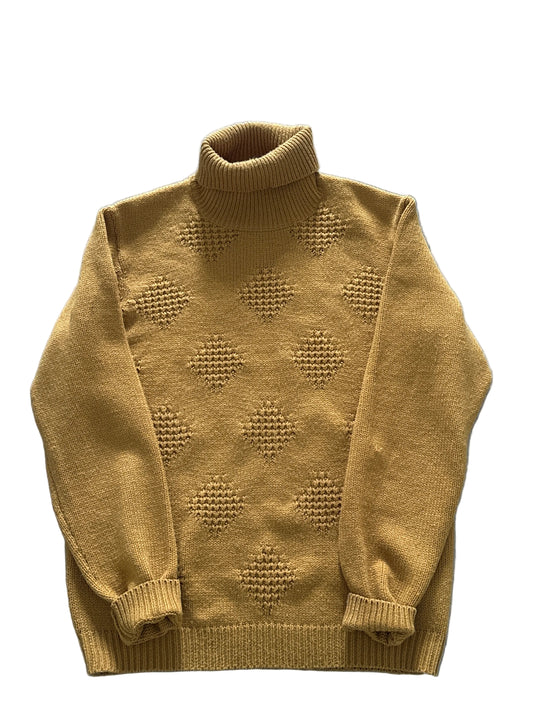Sseinse Mustard Roll Neck Jumper
