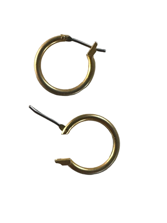 Golden Hoop Earrings 1.5cm