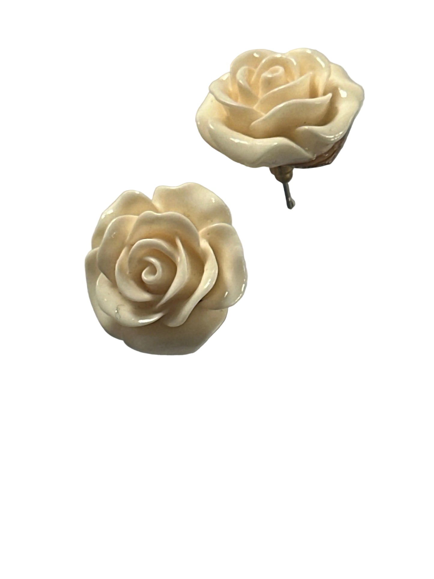 Ivory Rose Earrings