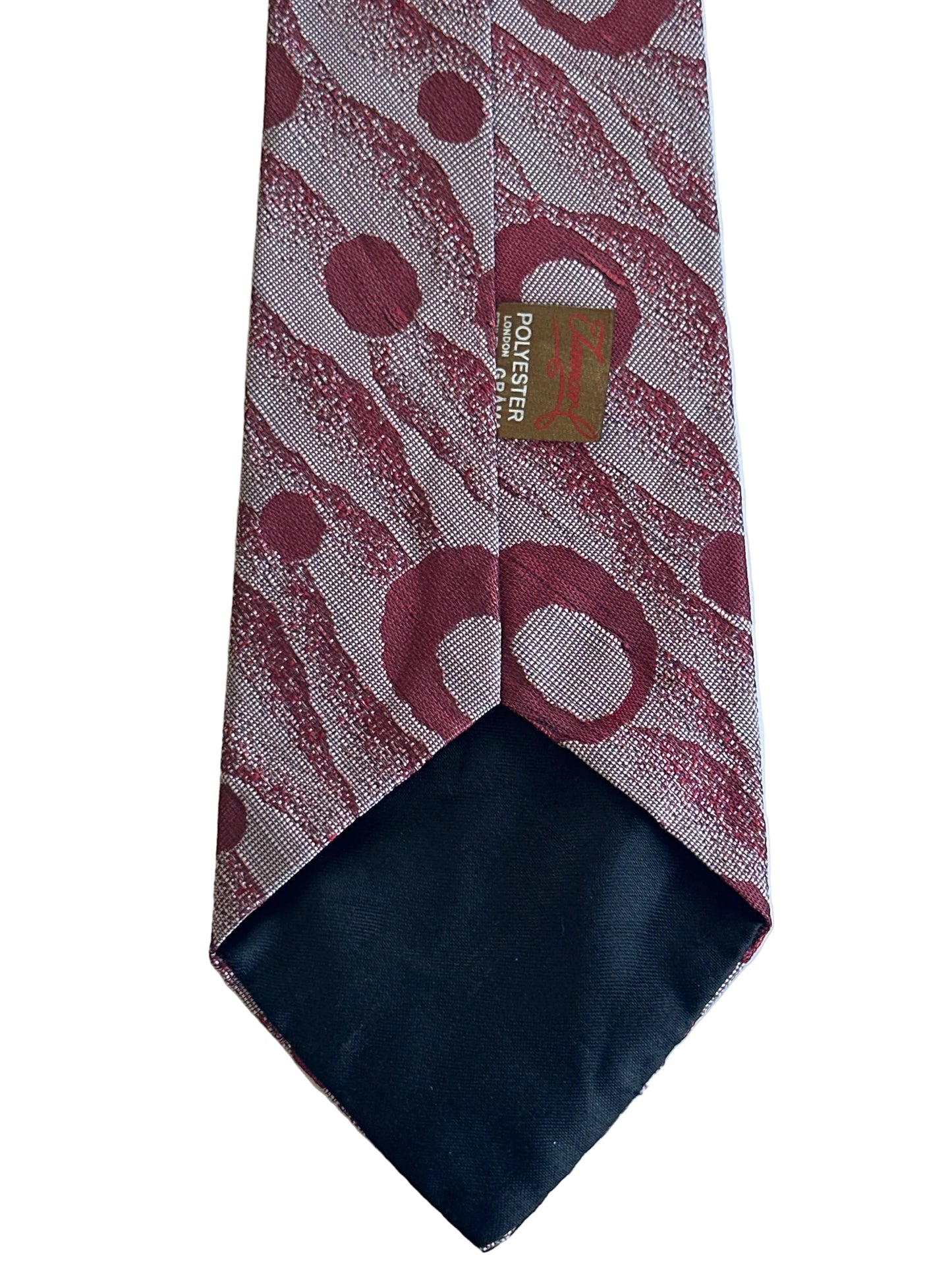 Vintage Tamar clip-on tie from the late 1960s and early 1970's