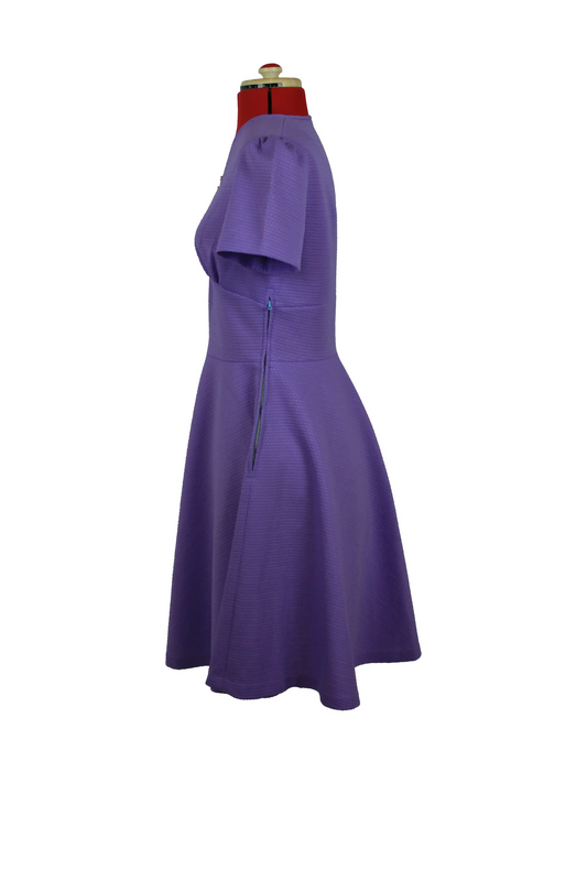 1970's Handmade Purple Dress