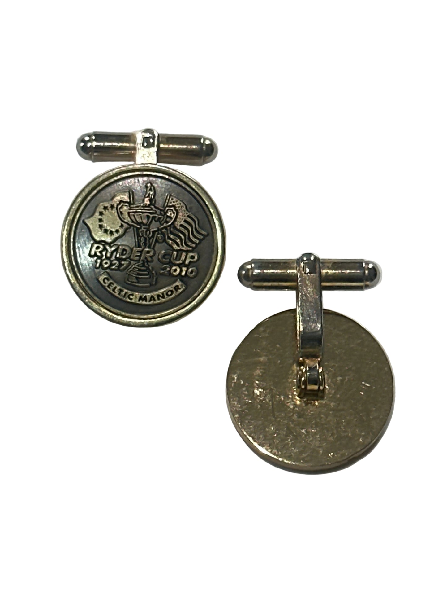 Ryder Cup 2010 Celtic Manor Golf Cufflinks – Tournament Souvenir