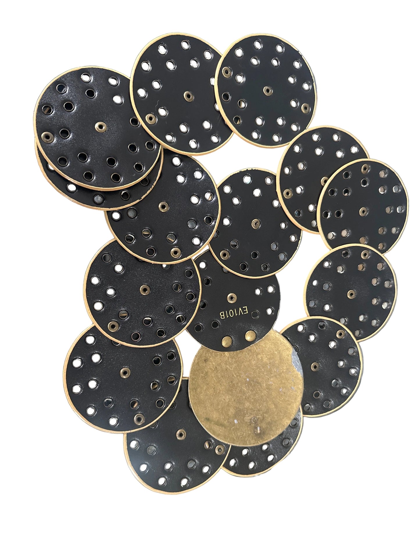Y2K Leather Disc Belt