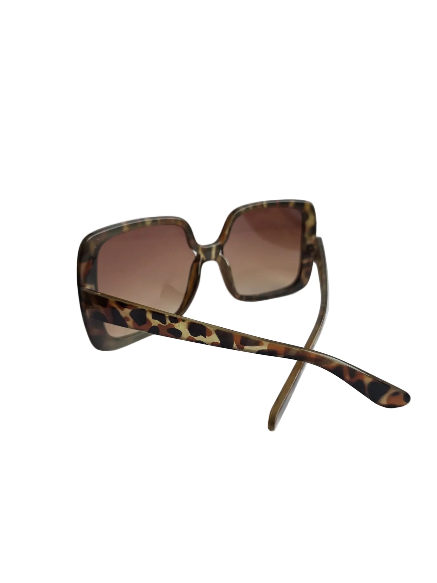 Vintage Oversized Square Sunglasses Tortoiseshell