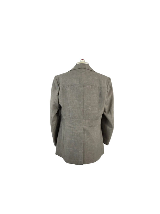 1970s Vintage Guards Safari Jacket in Beige Wool Blend