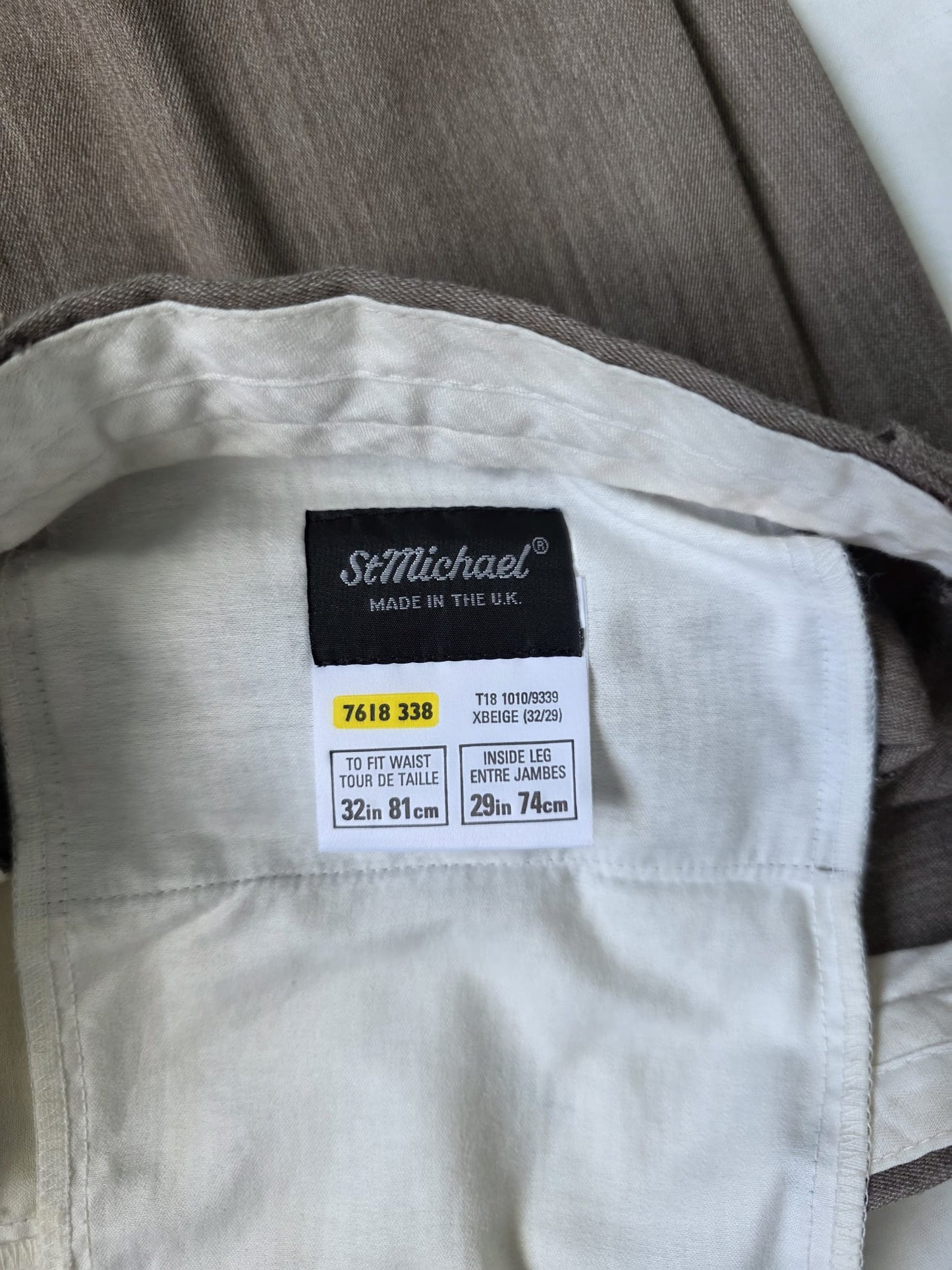 1980s Vintage St Michael Tailored Trousers Made in UK