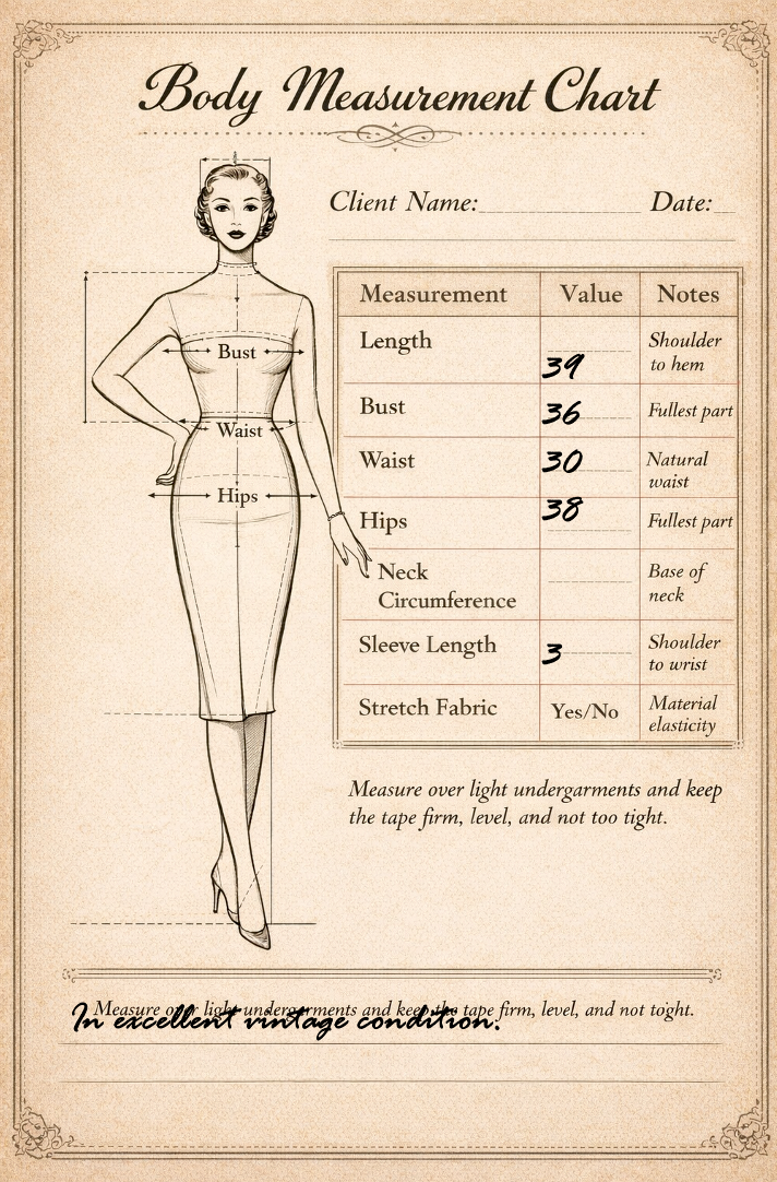 1970s Dress in 1940s Style, Green Jersey Bow Neck