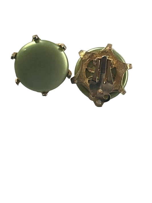 Round Stud Clip-on Earrings