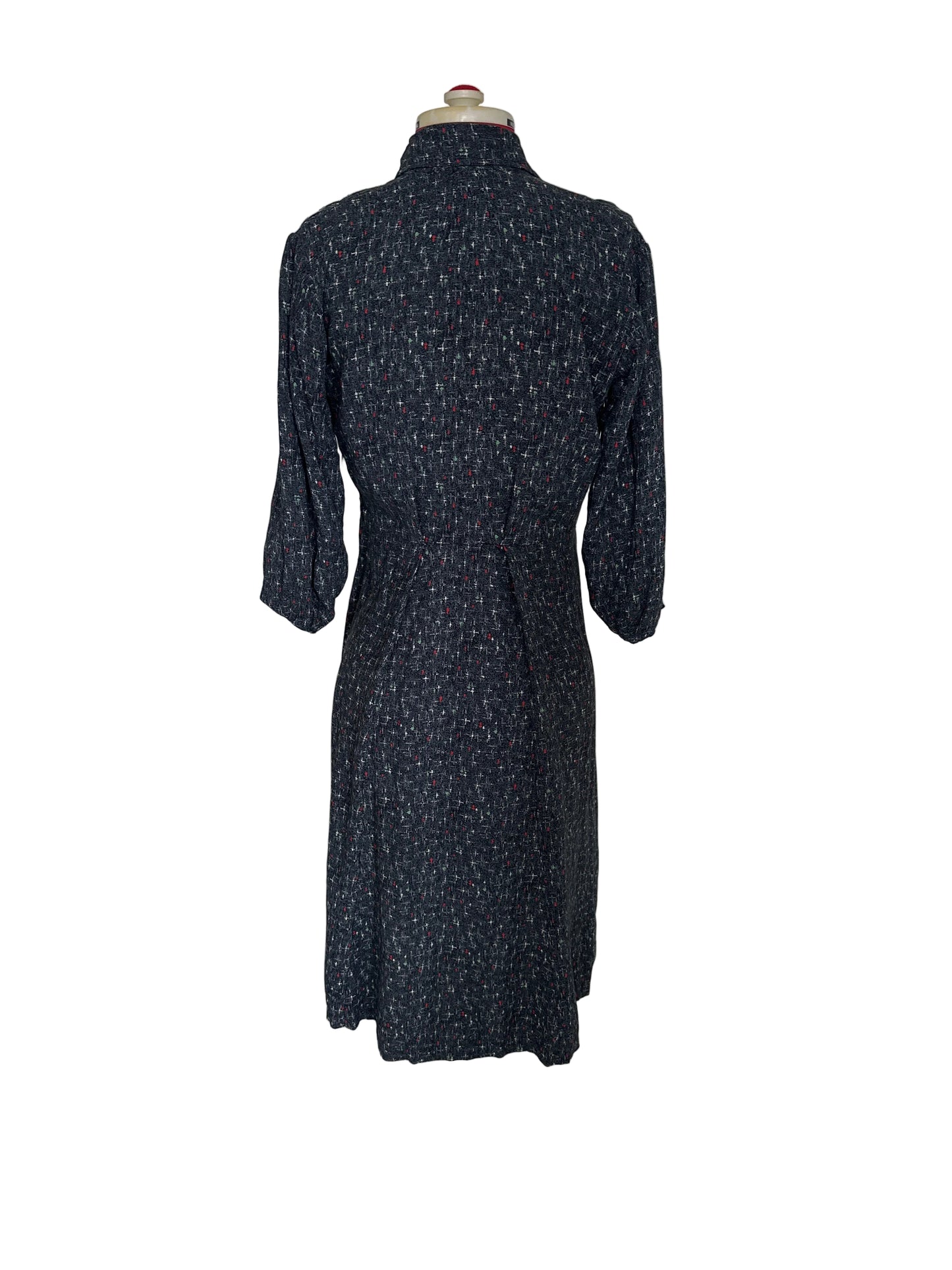 Authentic 1940s Handmade Day Dress