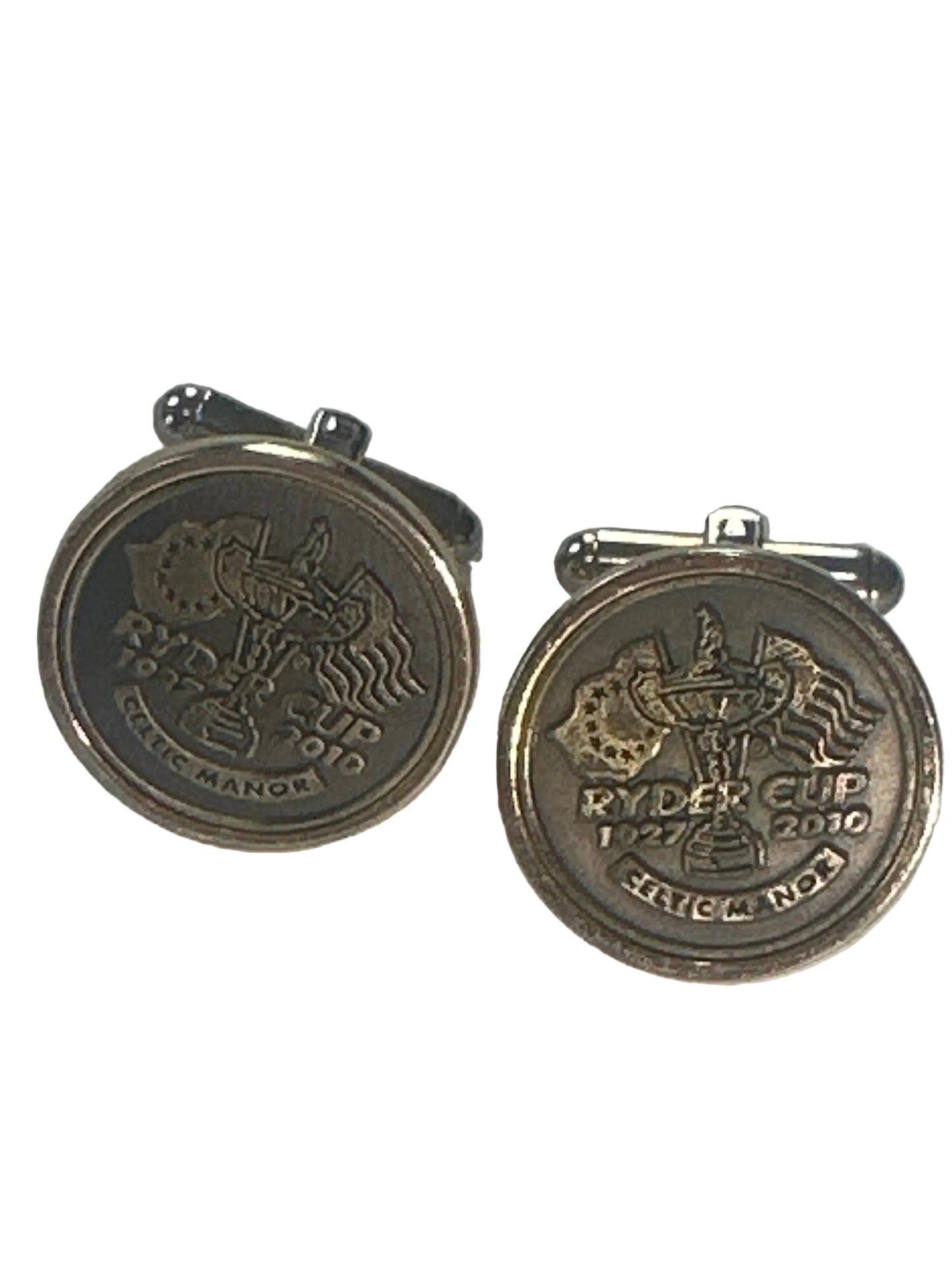Ryder Cup 2010 Celtic Manor Golf Cufflinks – Tournament Souvenir