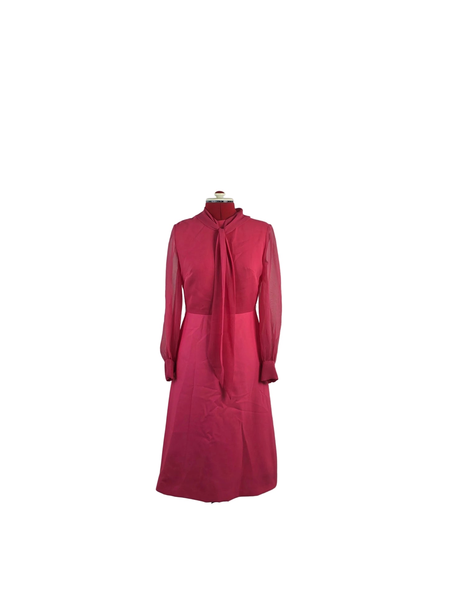 Peggy French – True Vintage 1960s Dress with Tie Neck