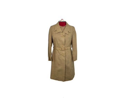 Bickler Mod Coat & Shift Dress Set, Mid/Late 1960s British Tailoring