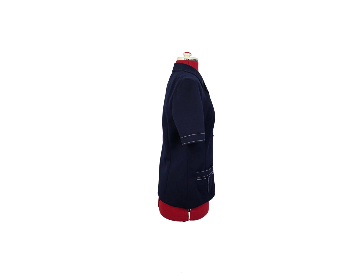 Elvi Couture Nautical Blazer — Late 1960s Mod Tailoring