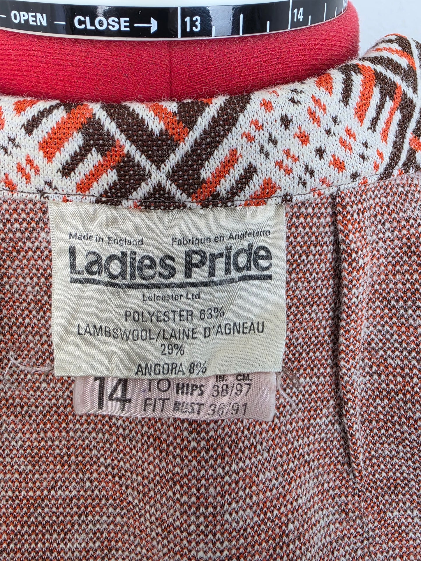 Ladies Pride Two-Piece Set — 1960s Geometric Mod Ensemble