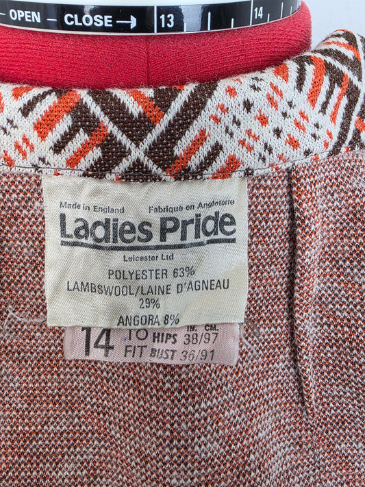 Ladies Pride Two-Piece Set — 1960s Geometric Mod Ensemble
