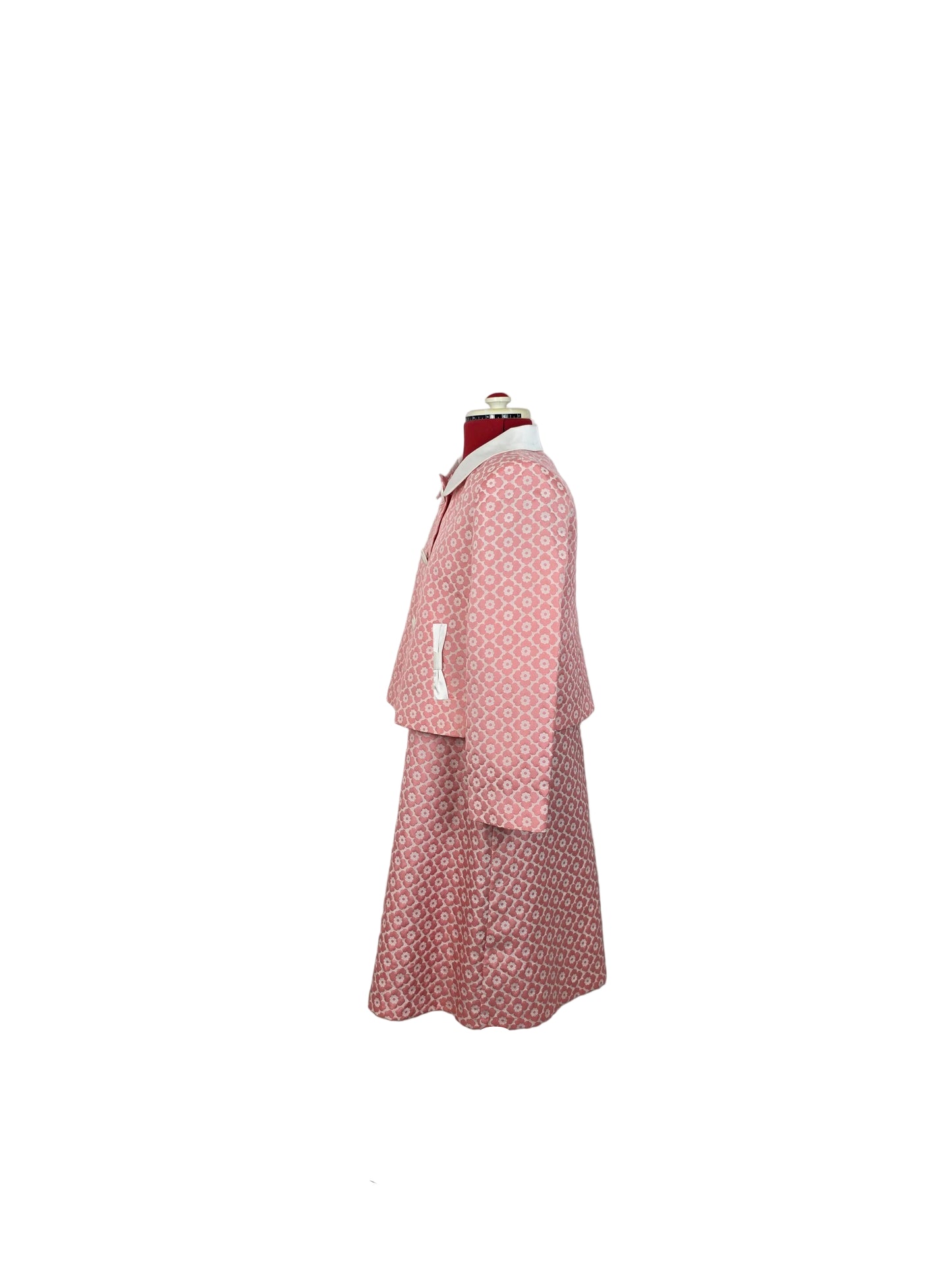 Vintage - inspired 1960s Jacquard Two-Piece Savida Set