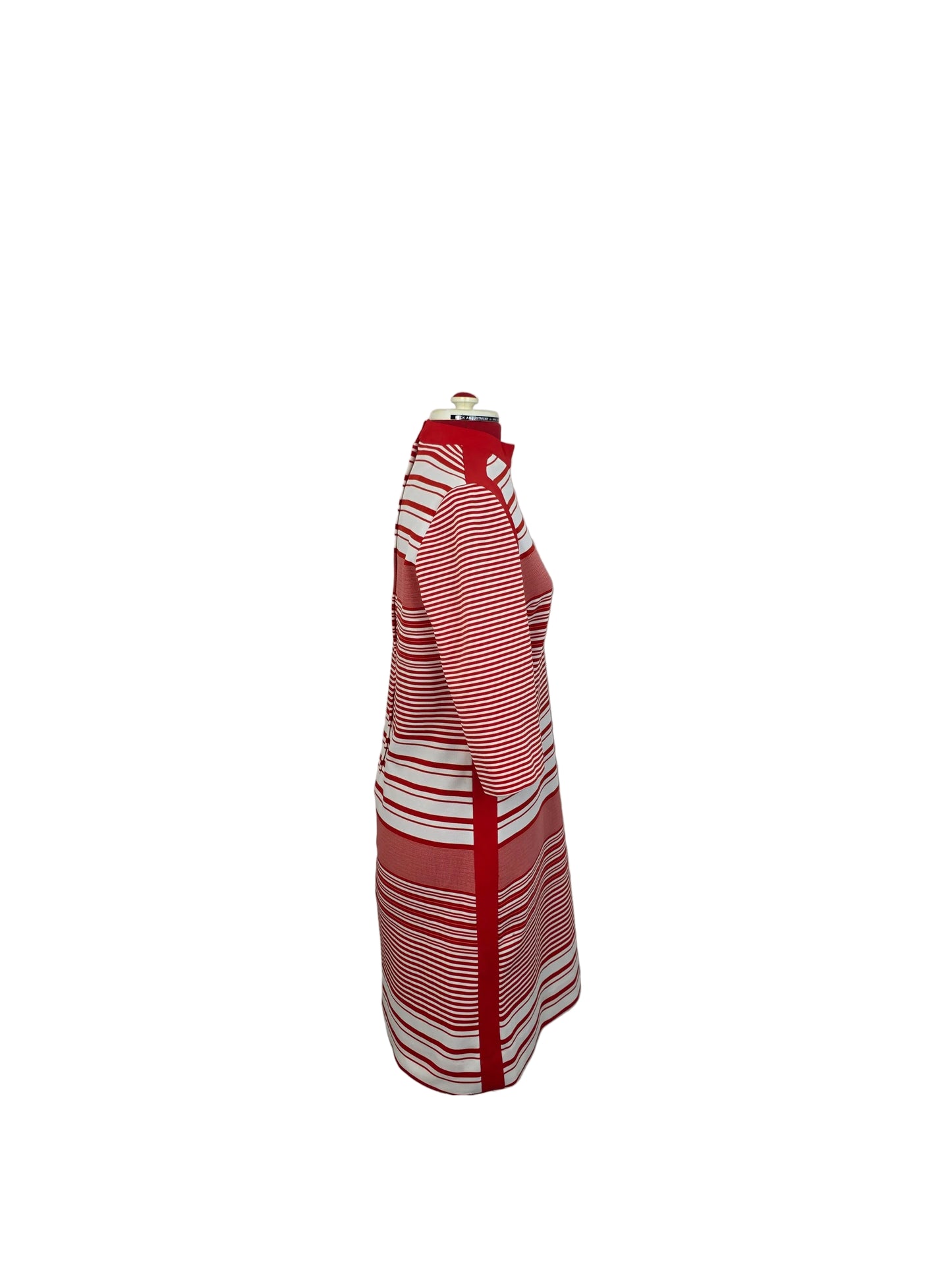 Jeanne Durell Striped Dress, 1960s Mod Graphic Lines