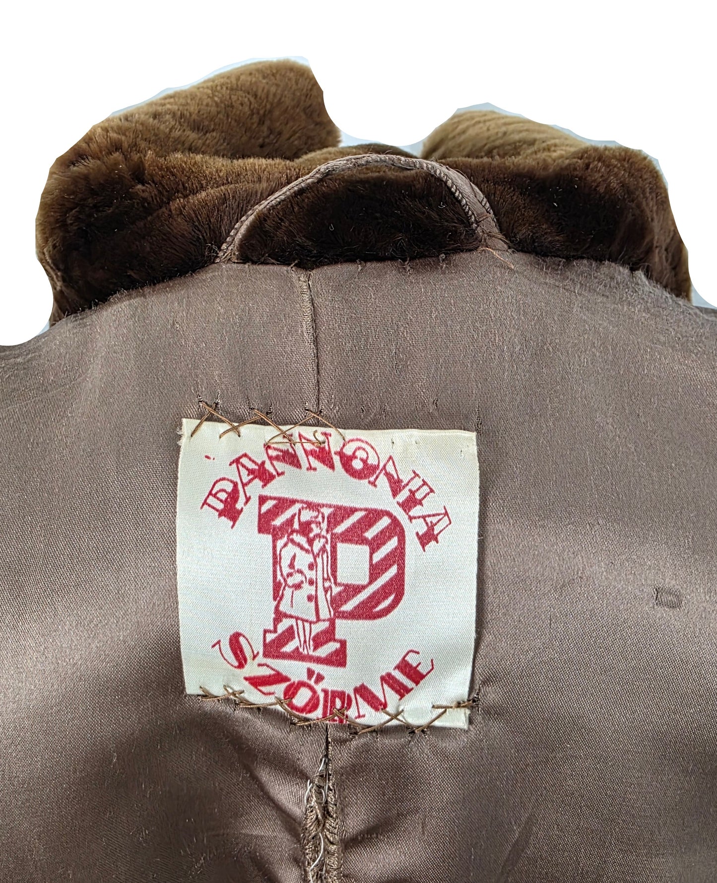 Pannonia Szőrme Leopard Faux Fur Coat 1960s Glamour