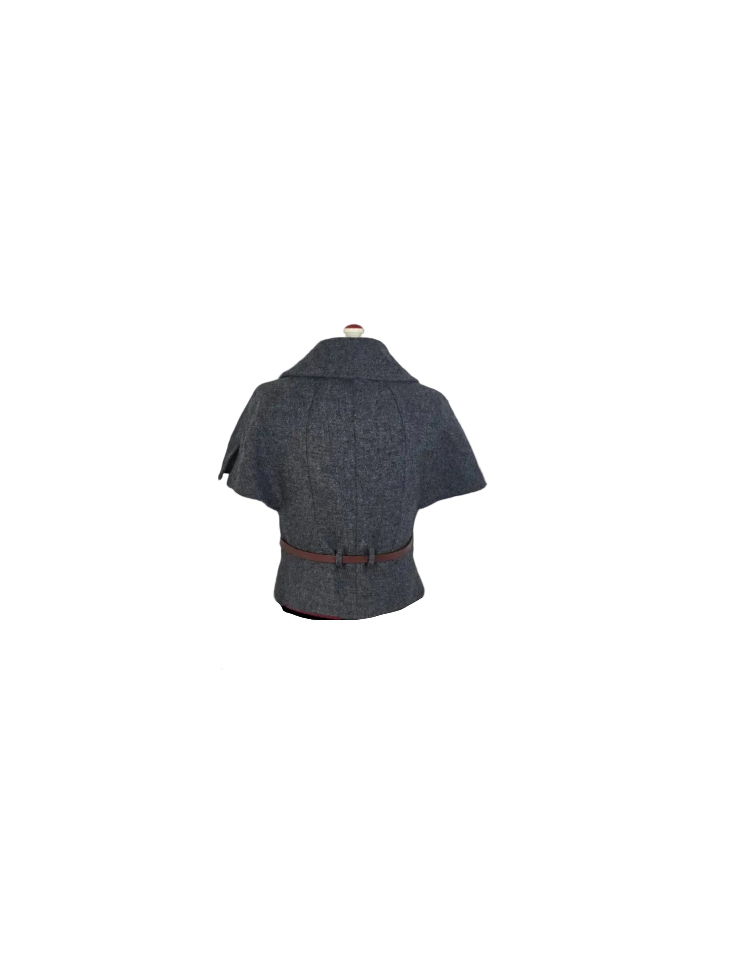 Vintage-inspired Henry Cotton's Belted Wool Jacket – 1940s/1950s Inspired Silhouette