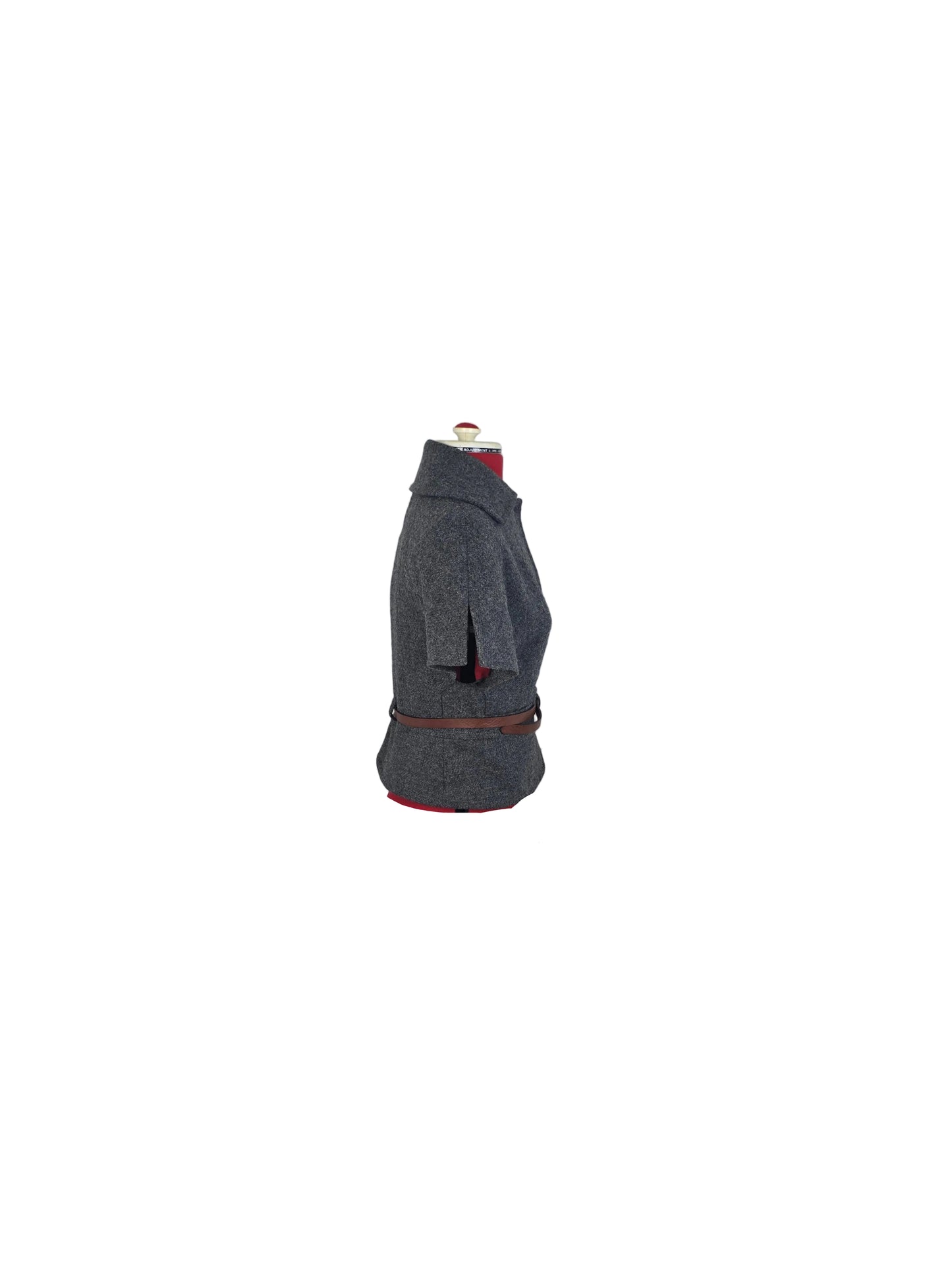Vintage-inspired Henry Cotton's Belted Wool Jacket – 1940s/1950s Inspired Silhouette