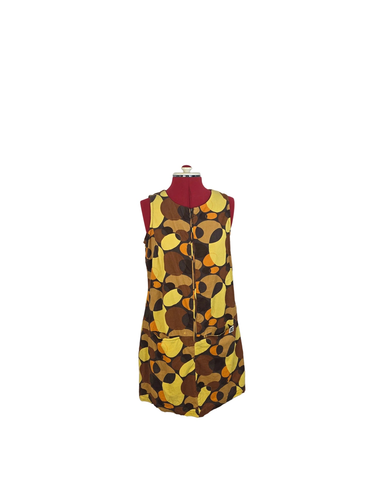 Vintage-inspired Lucy & Yak Organic Cotton Zip Dress