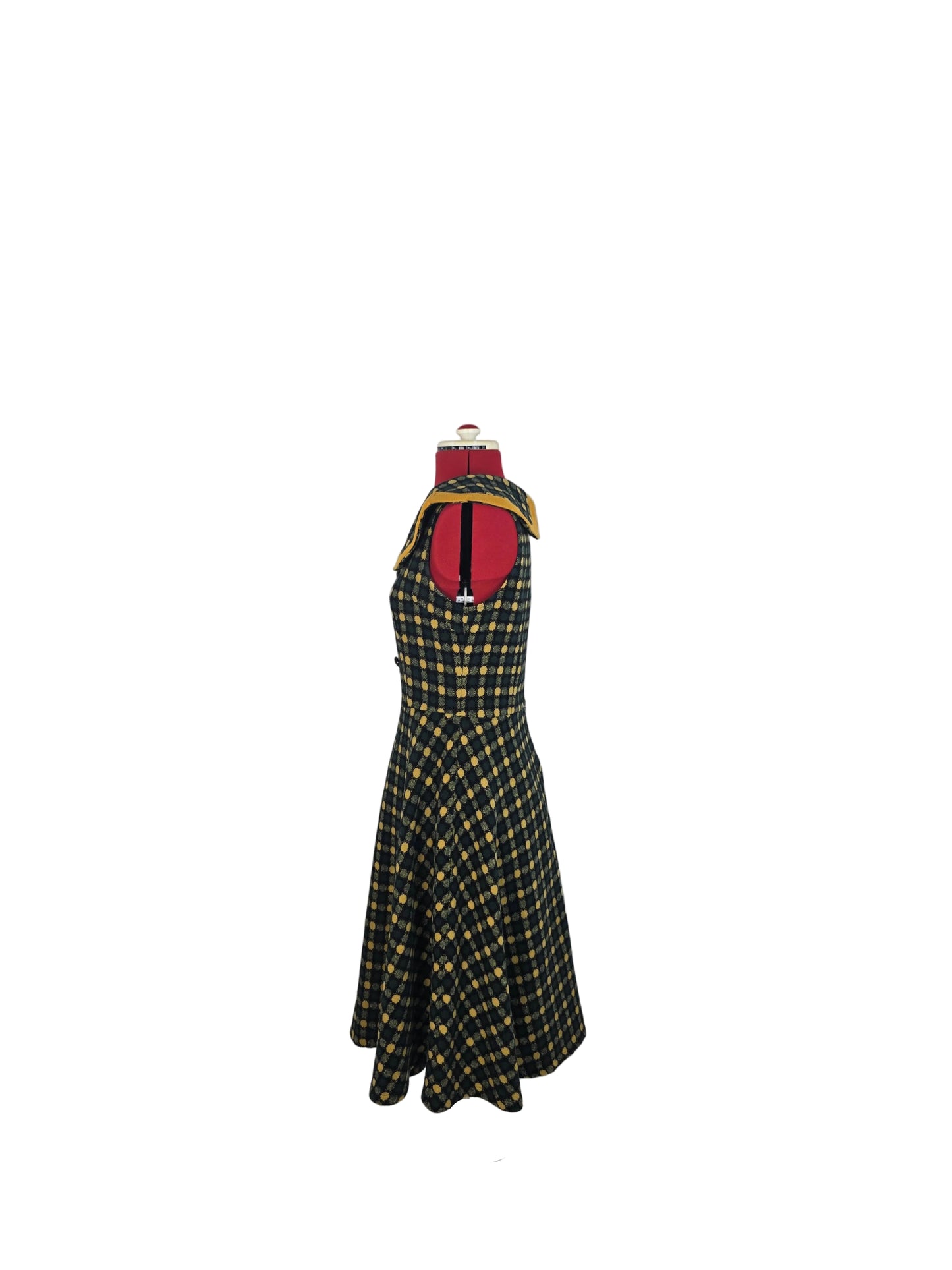 Voodoo Vixen Retro Check Dress