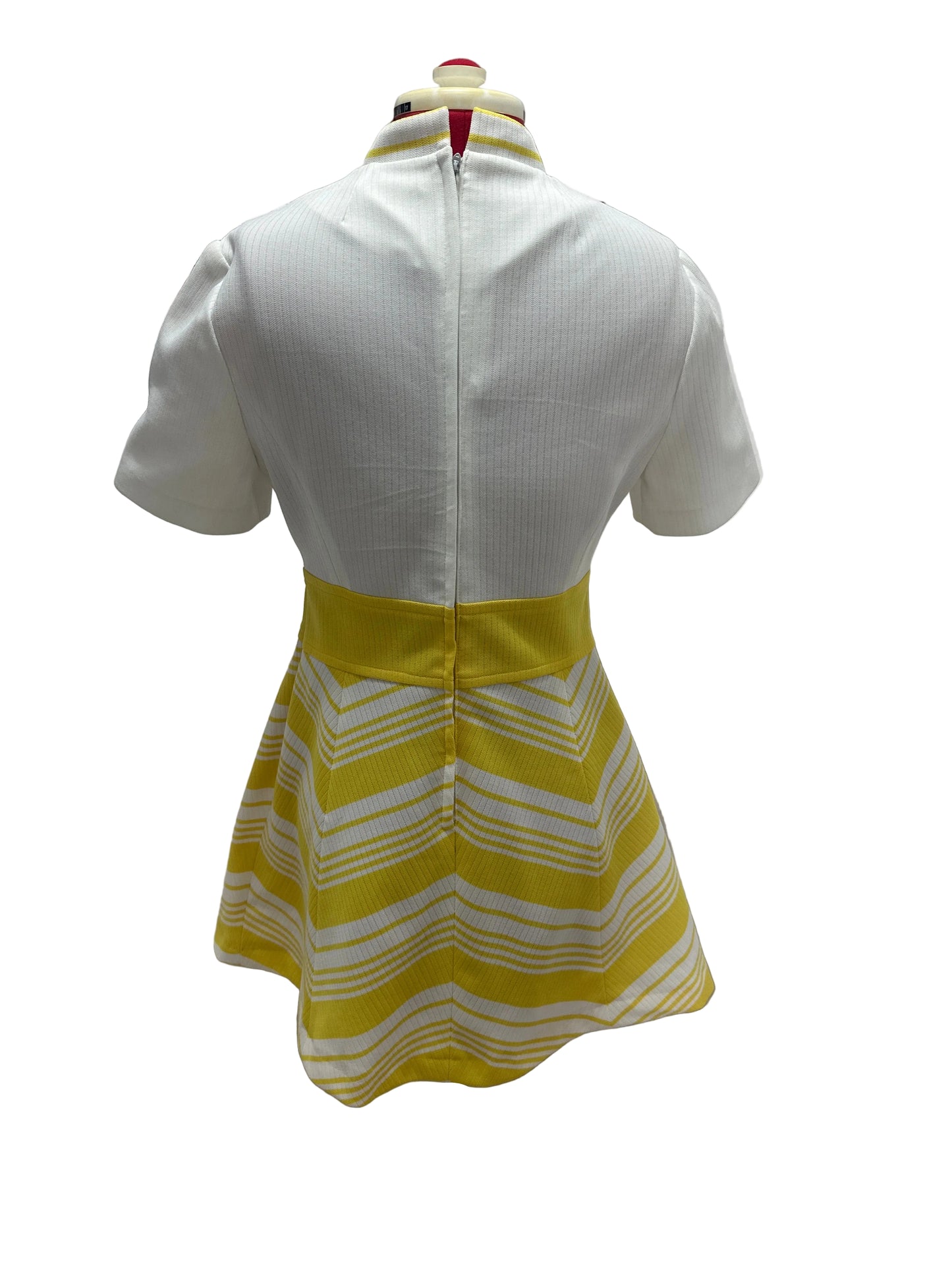 Late 1960s–Early 1970s Edith Flagg California Knit Mini Dress
