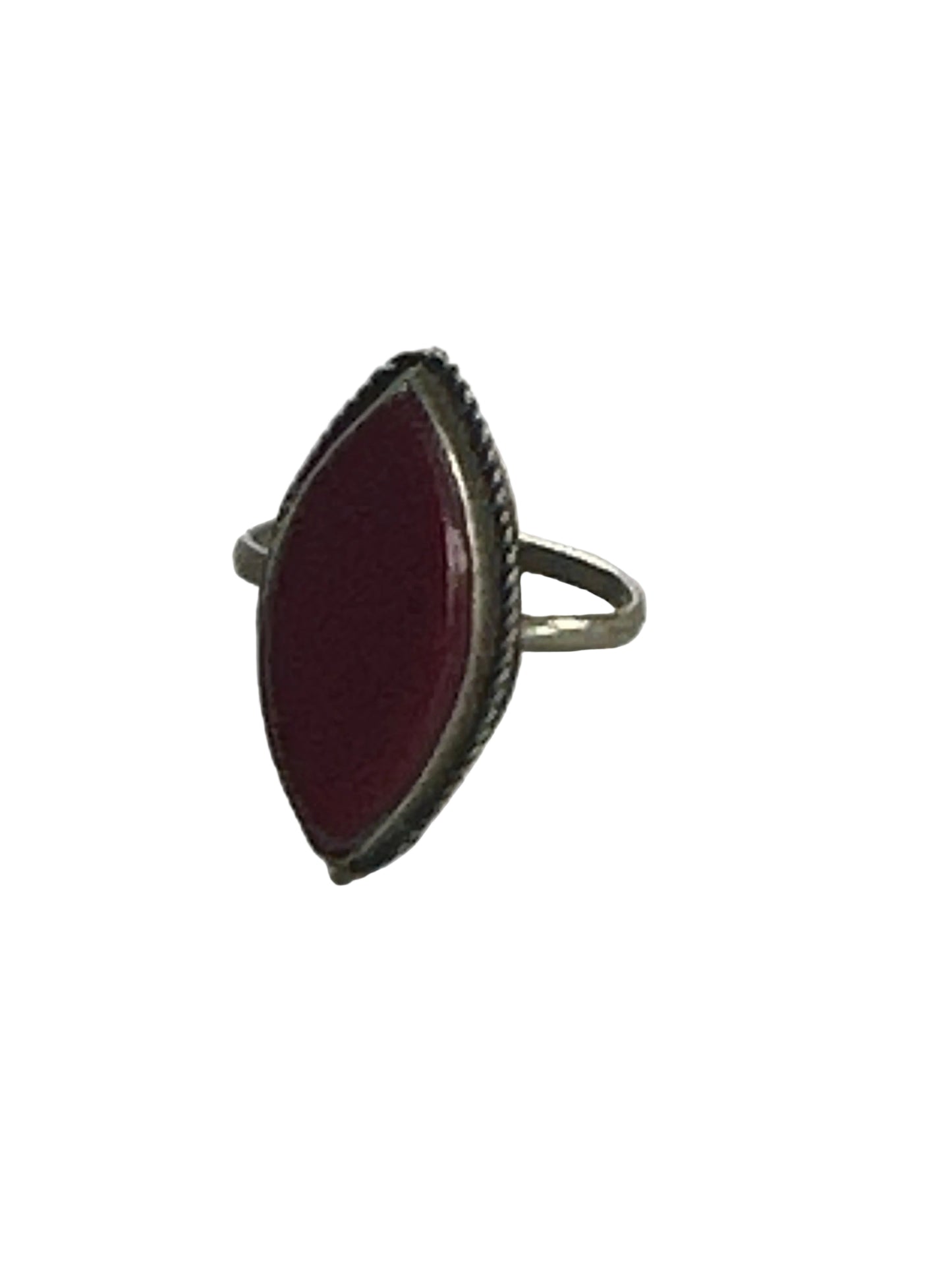 Red Stone Ring, 1950s Inspired Statement Piece
