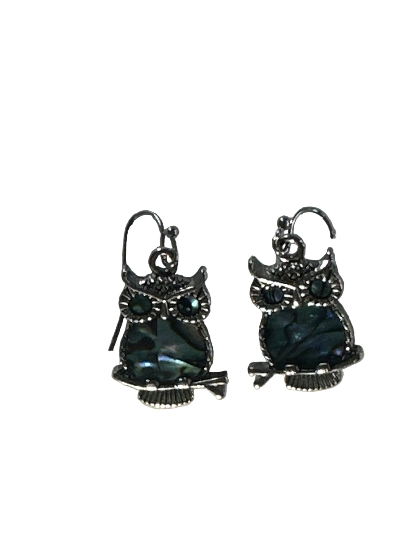 Turquoise Owl Earrings, Contemporary Design