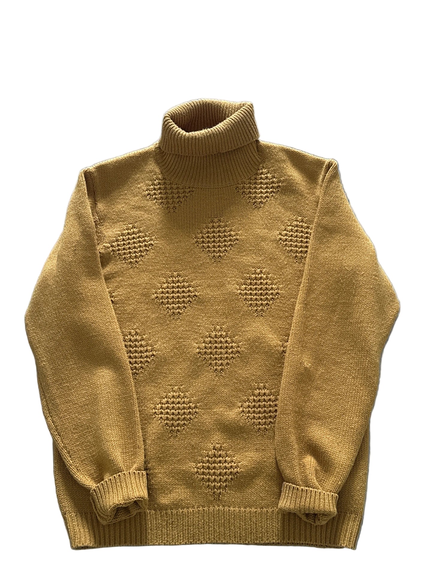 Sseinse Mustard Roll Neck Jumper