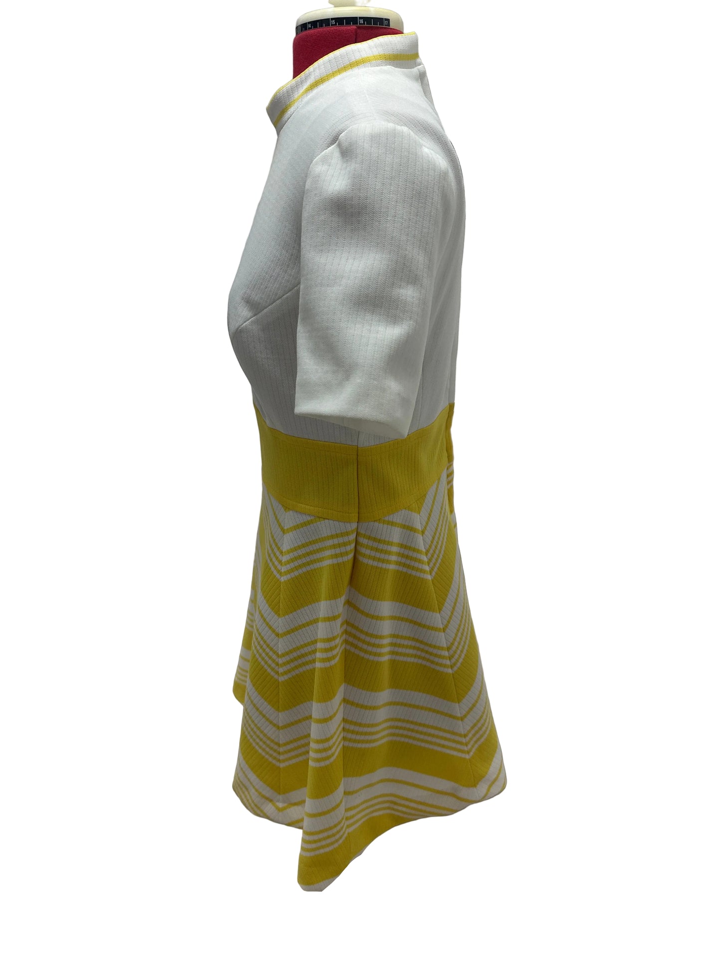 Late 1960s–Early 1970s Edith Flagg California Knit Mini Dress
