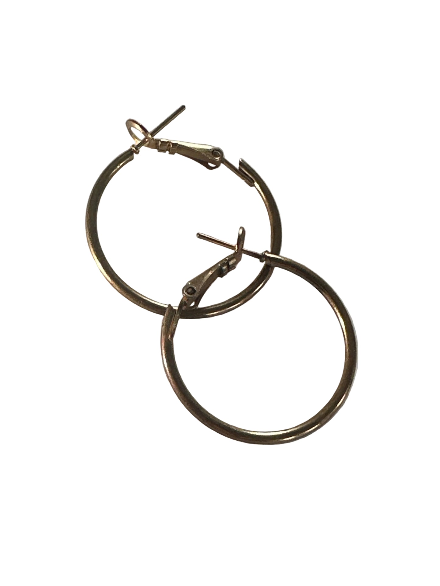 Golden Hoop Earrings 2.5 cm