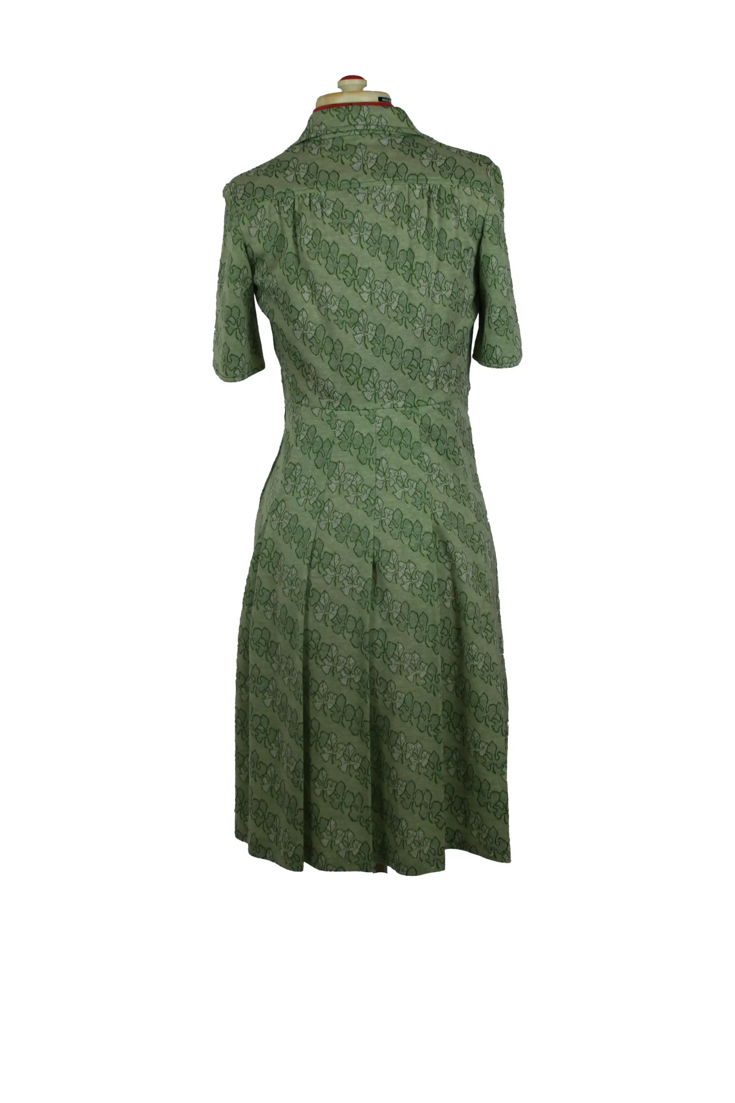 Jonathan Logan 1960s Dark Green A-Line Dress