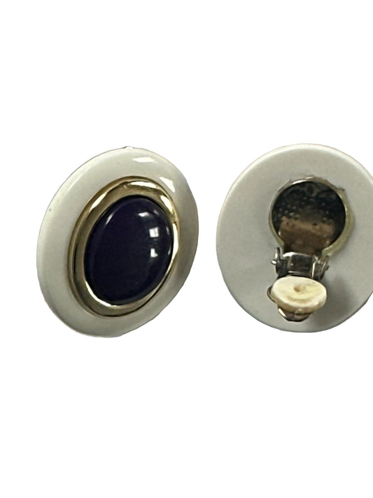 Clip-on earrings 1950s Hollywood Glamour