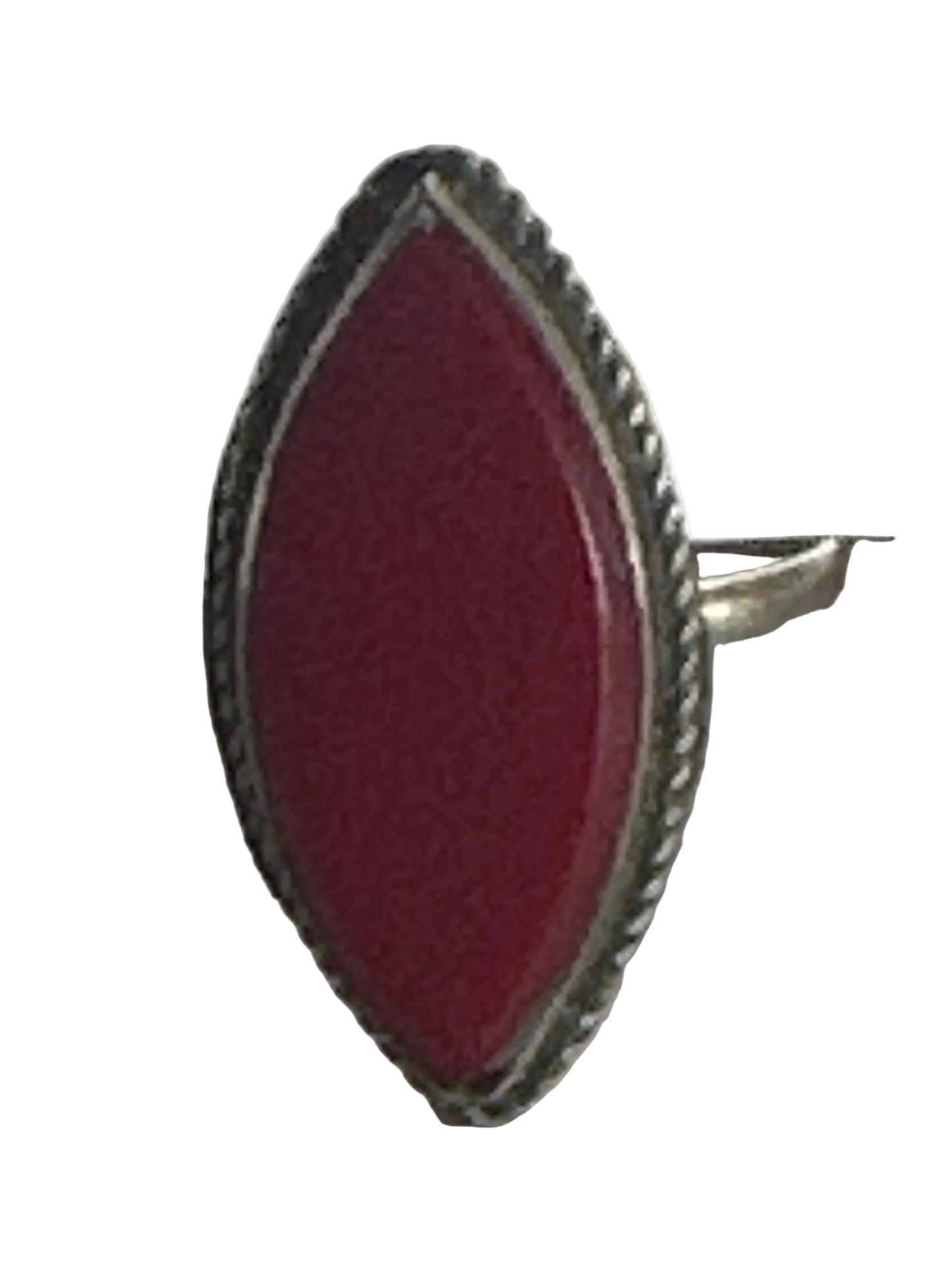 Red Stone Ring, 1950s Inspired Statement Piece
