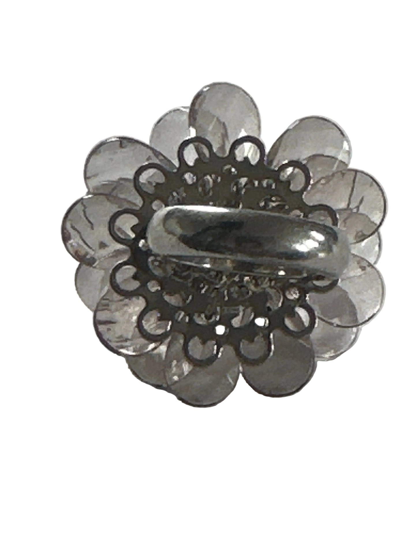 Contemporary Floating Stone Ring