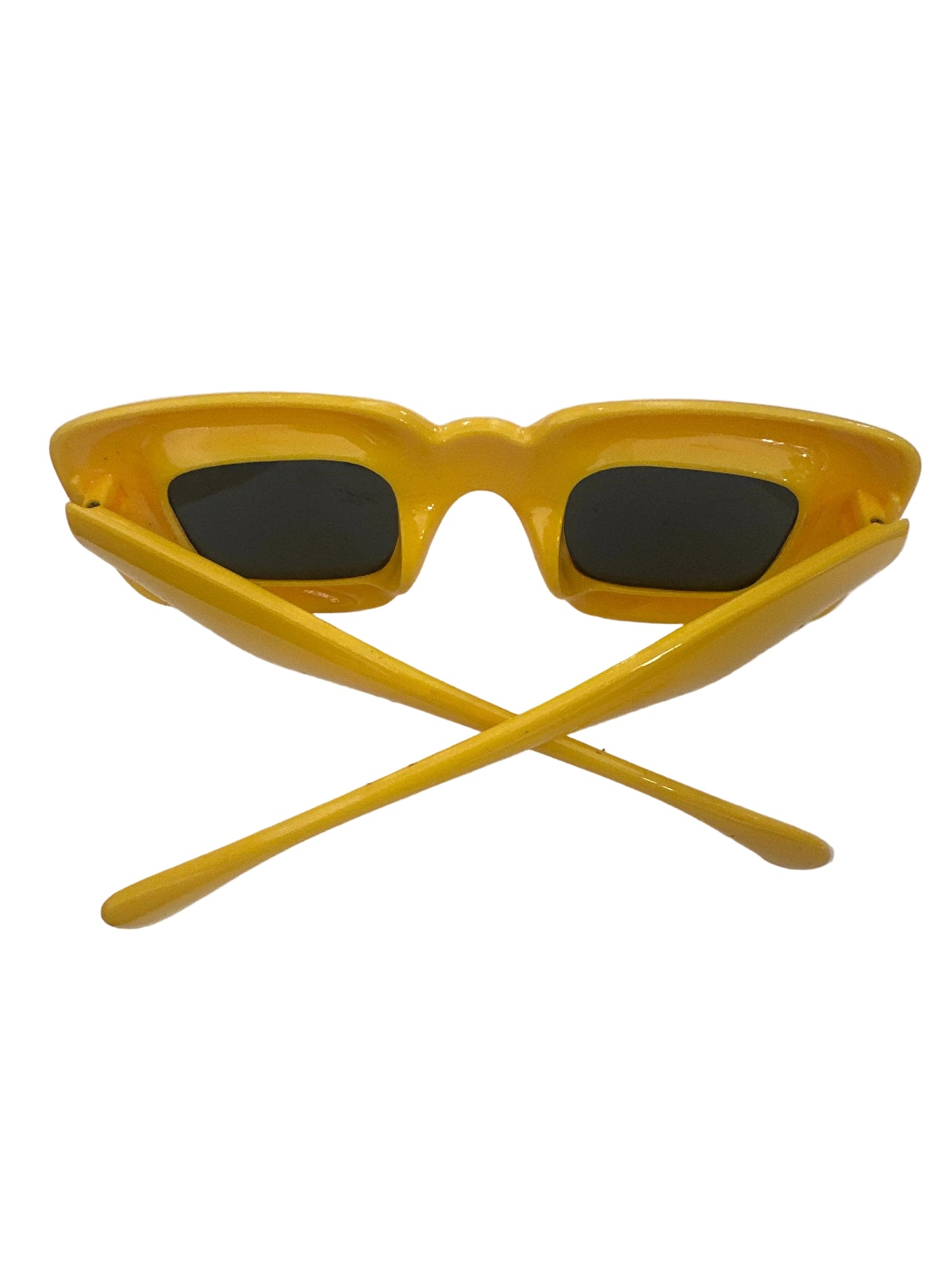 Y2K Mustard Oversized Sunglasses