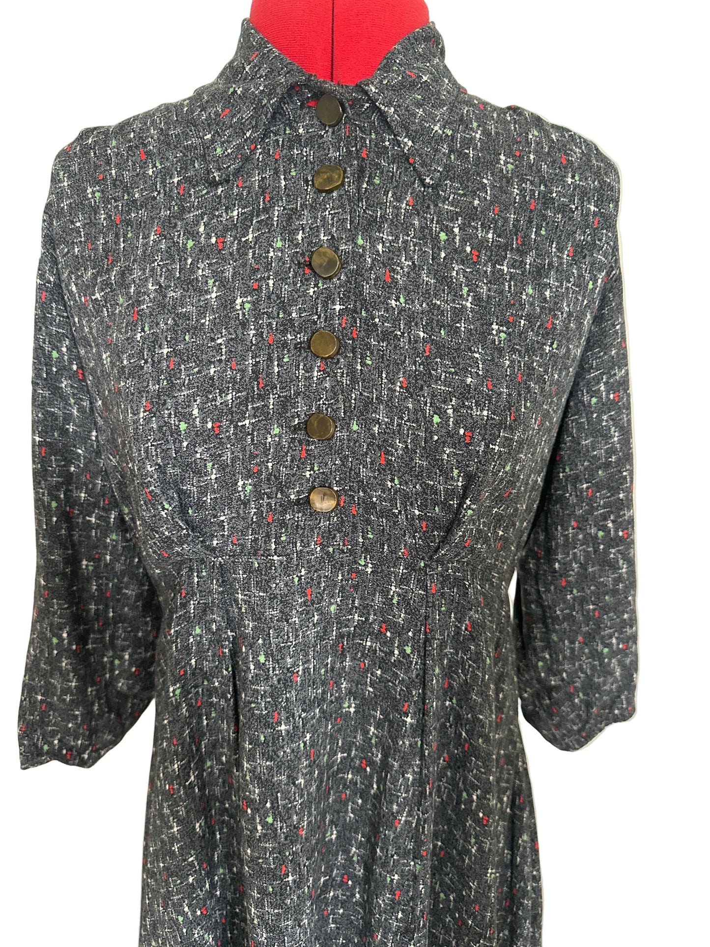 Authentic 1940s Handmade Day Dress