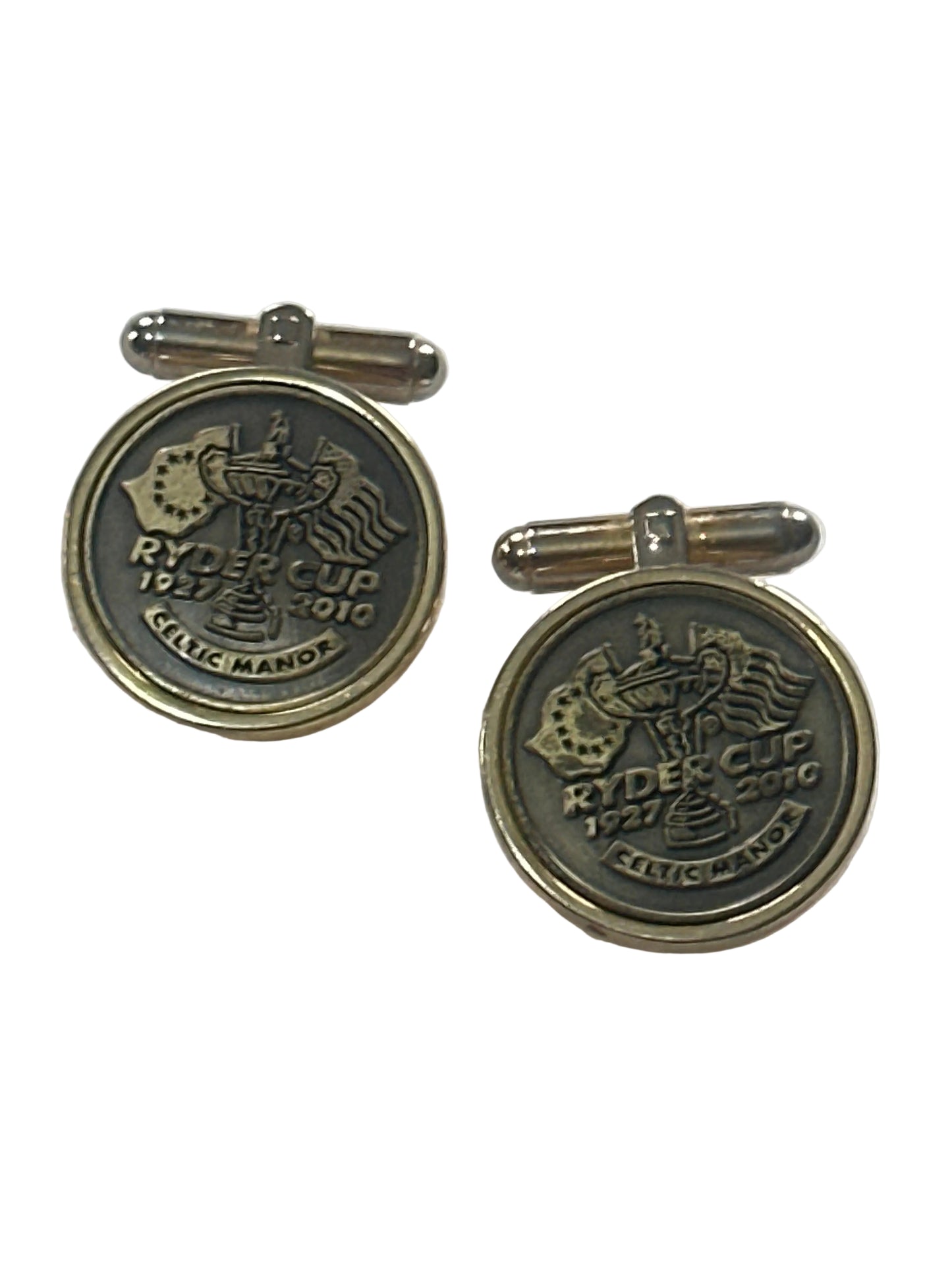 Ryder Cup 2010 Celtic Manor Golf Cufflinks – Tournament Souvenir