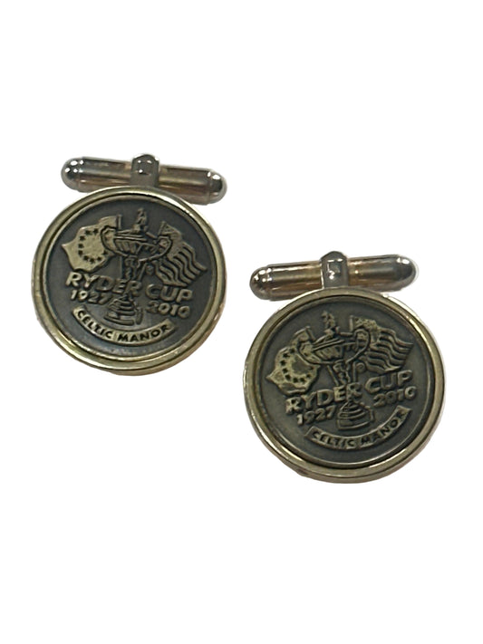 Ryder Cup 2010 Celtic Manor Golf Cufflinks – Tournament Souvenir