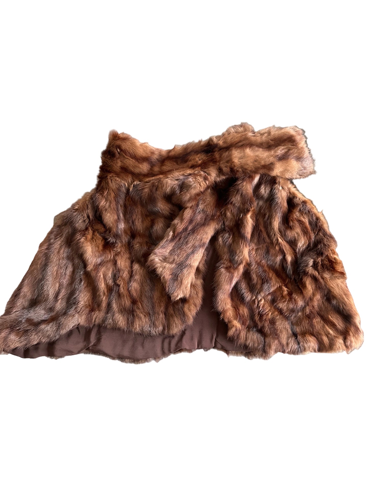 1940s–1950s Authentic Vintage Fur Capelet