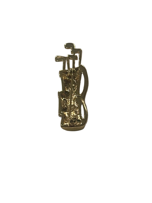 Vintage Cabouchon golf bag brooch