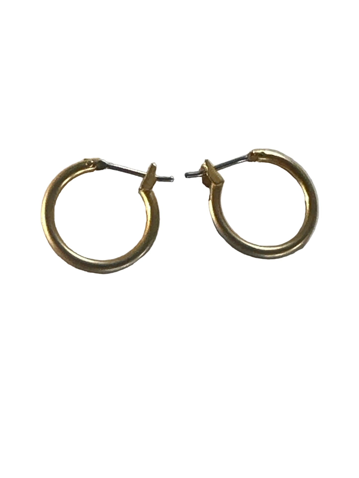 Golden Hoop Earrings 1.5cm