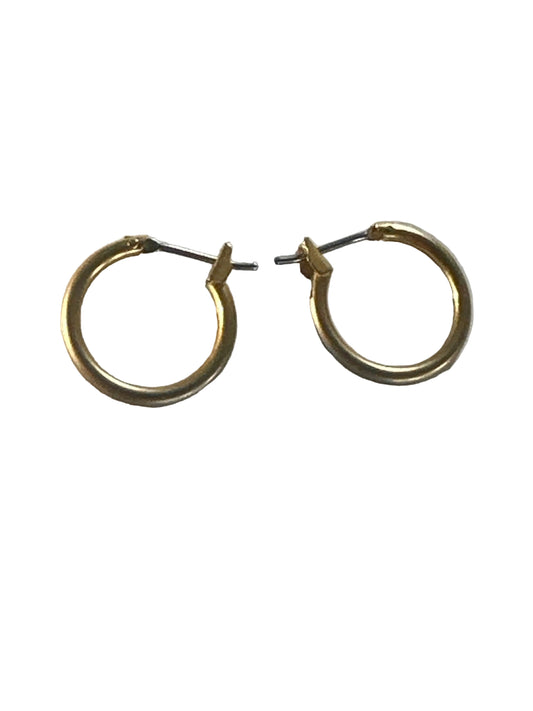 Golden Hoop Earrings 1.5cm