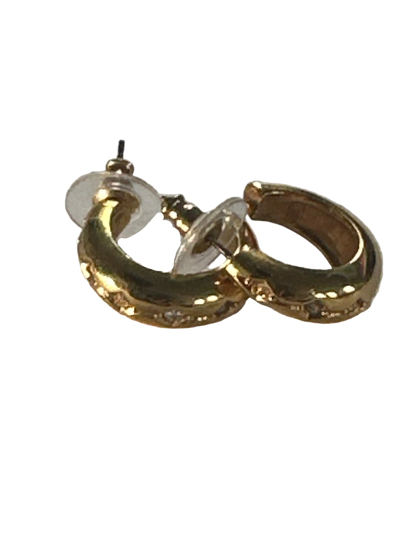 Semi-Circle Stone Earrings