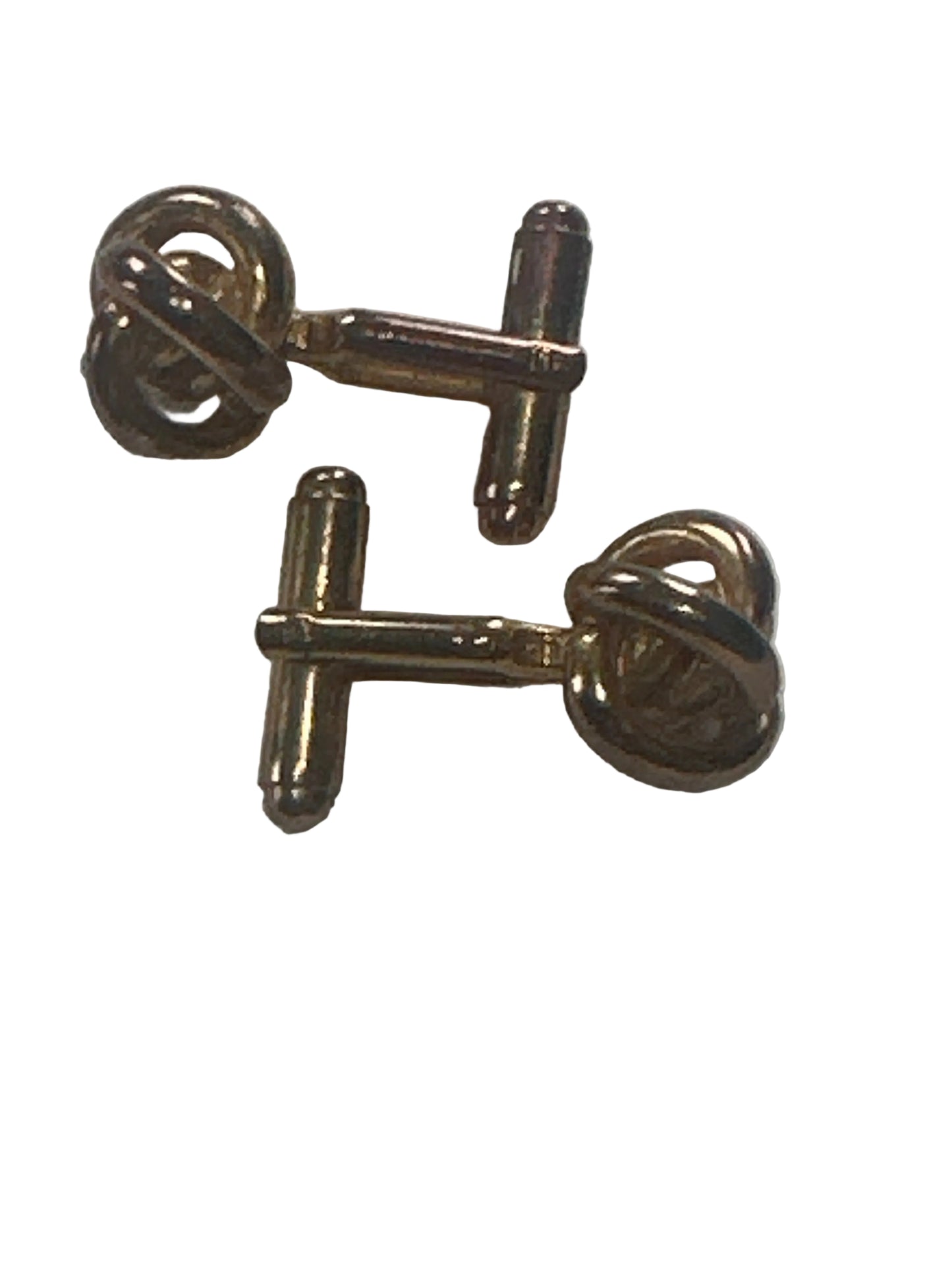 Knot Cufflinks, Gold Tone