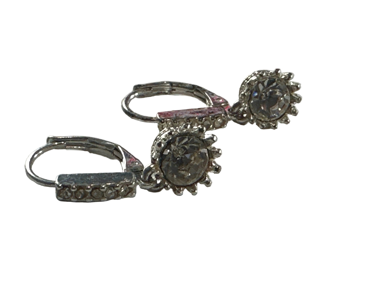Elegant silver drop earrings
