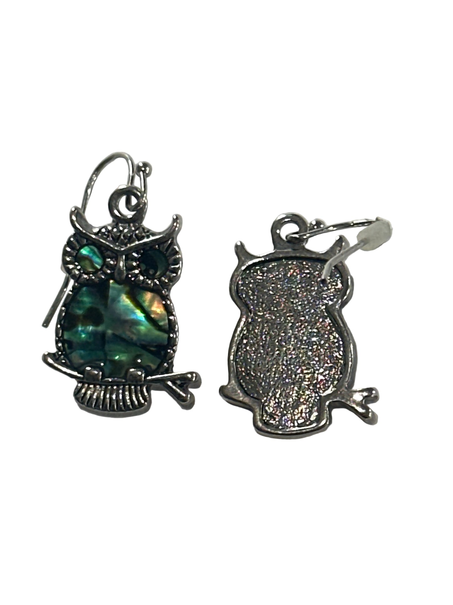 Turquoise Owl Earrings, Contemporary Design