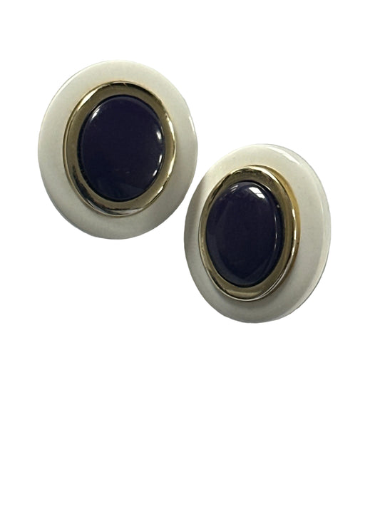 Clip-on earrings 1950s Hollywood Glamour