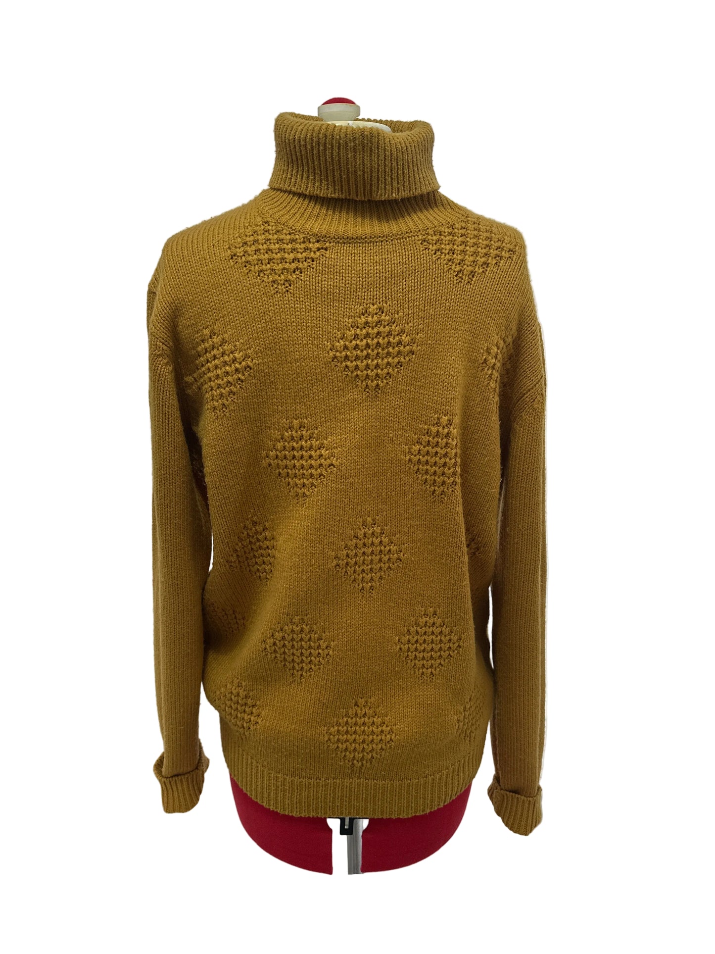 Sseinse Mustard Roll Neck Jumper